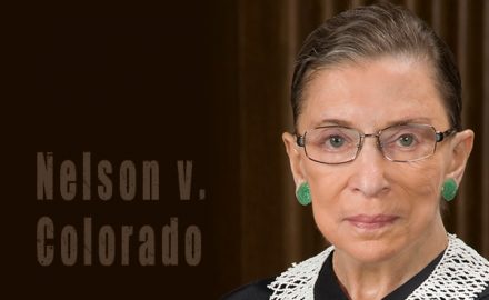 Justice Ginsberg in ruling for the exonerated