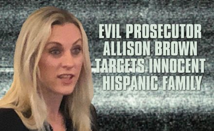 Allison Brown prosecuting innocent Oscar Cruz