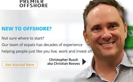 Christopher Rusch aka Christian Reeves Offshore Banking