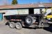 One of the tandem axle dump trailers that was stolen.
