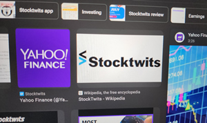 Stocktwits and Yahoo Finance